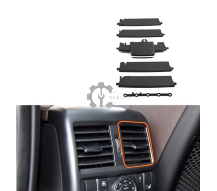 JUEGO VENTILETE AC NEGRO W166 TRASERO LADO ACOMPAÑANTE